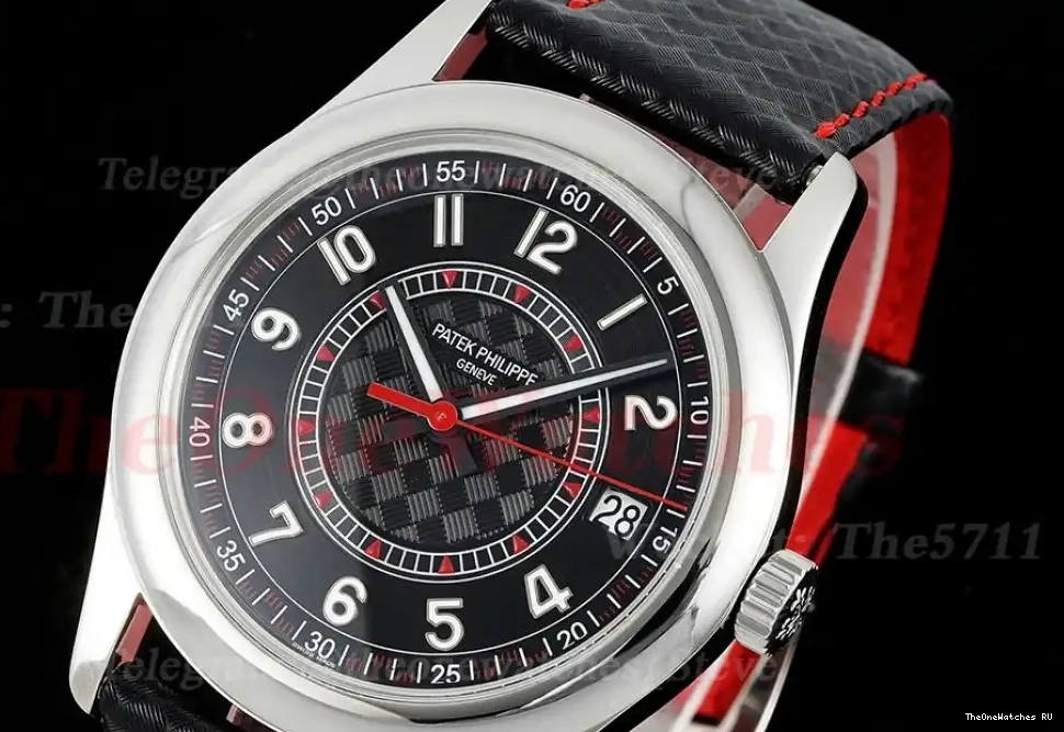 SS 40mm Black 330SC LE Calatrava Red 6007 PPF 0504